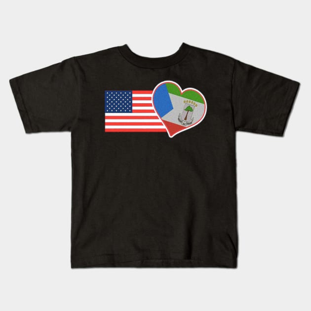 Equatorial Guinea T-Shirt Spanish Teacher Spanish USA Flag Kids T-Shirt by hispanicworld